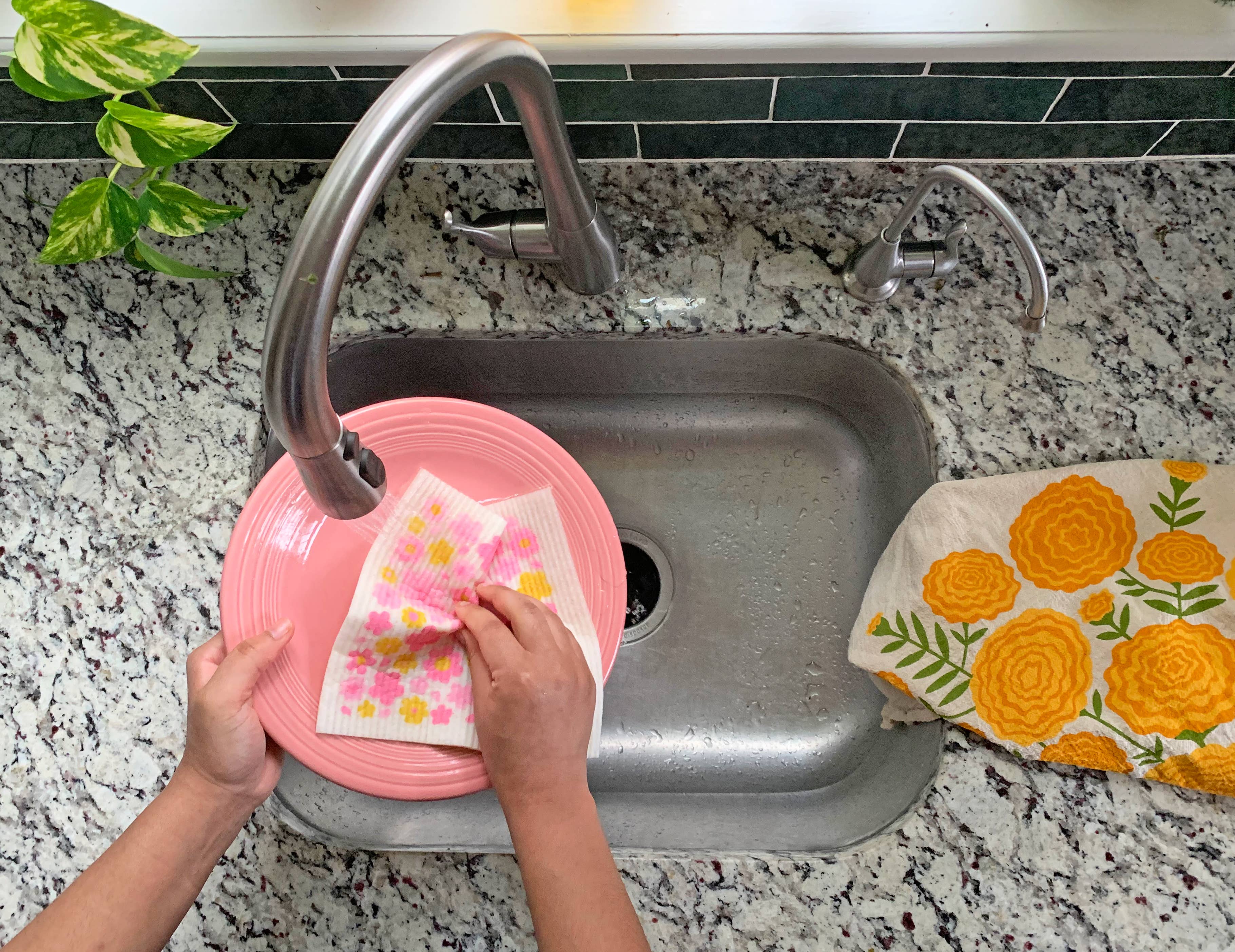 The Neighborgoods - Wholesale Dishcloth - Blossom Sponge Cloth1