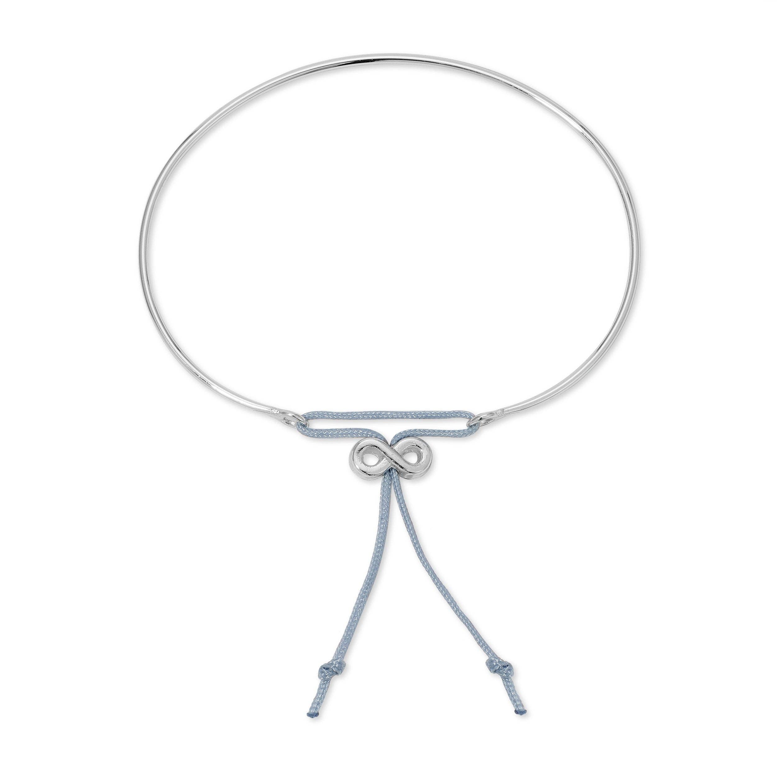 Lucky Feather - Vente Bracelets à breloques/pendentifs - Bracelet de rappel (Nouveau) - Imparable (infini) - Argent1