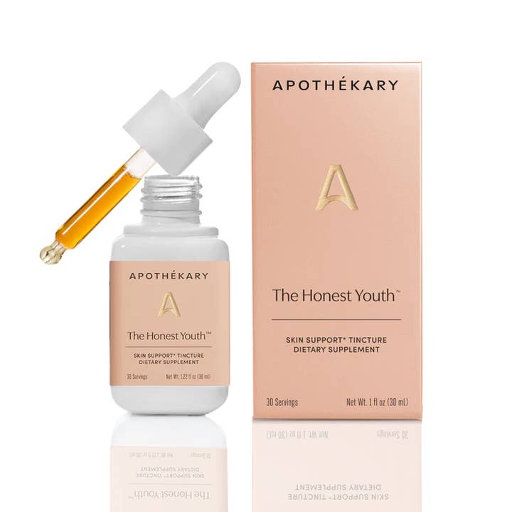The Honest Youth™ skin & anti-aging ingestible herbal drops for wholesale by Apothékary