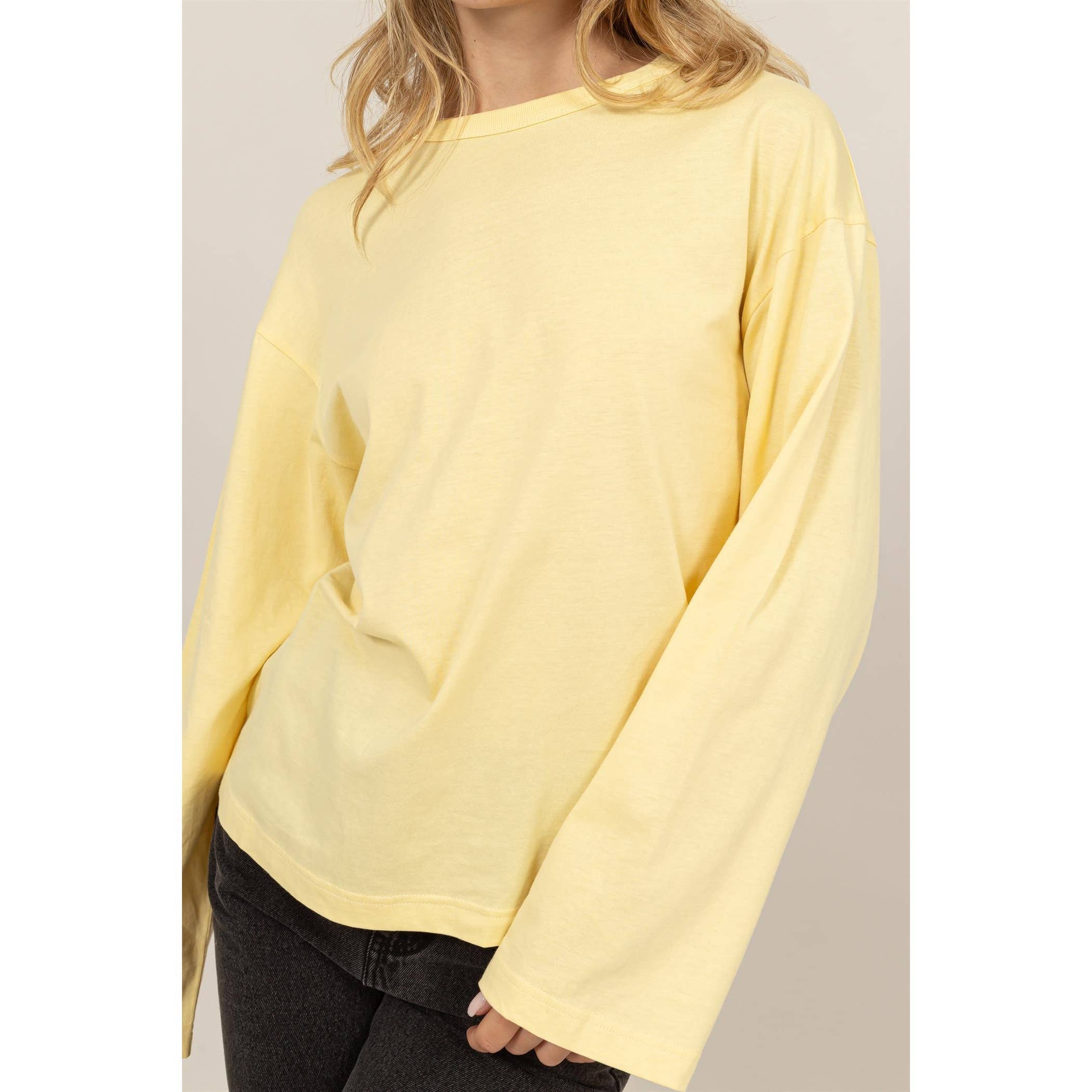 HYFVE – wholesale T-shirt (utan tryck) – Dam – Långärmad T-shirt med rund hals8