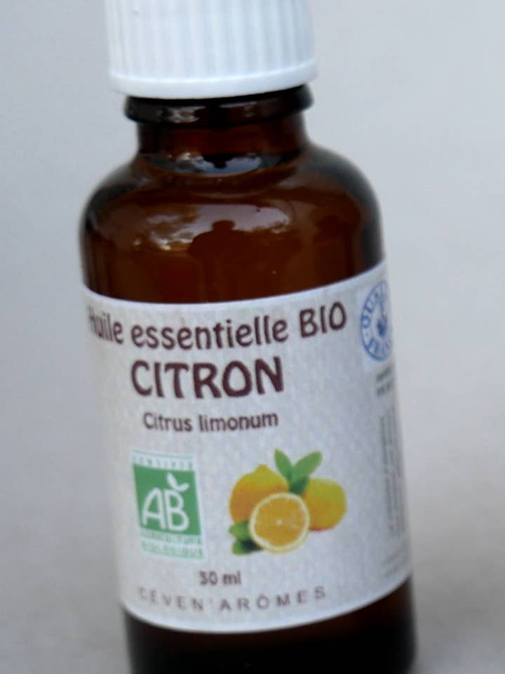 Citron Æterisk Olie ØKO 30ml for engroshandel hos Céven'Arômes