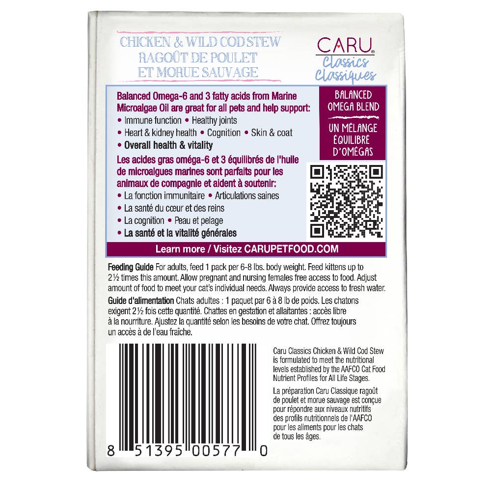 Caru - Wholesale Pet Food - Cat - Caru Classics Chicken & Wild Cod Stew for Cats1