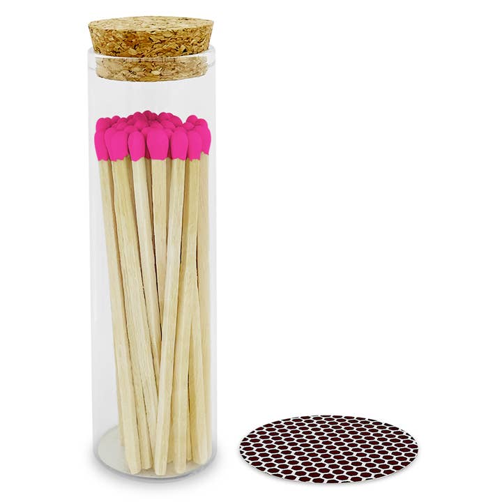Thankful Greetings – wholesale Matches – Custom Branded - 4" Matches in Chic Jar8