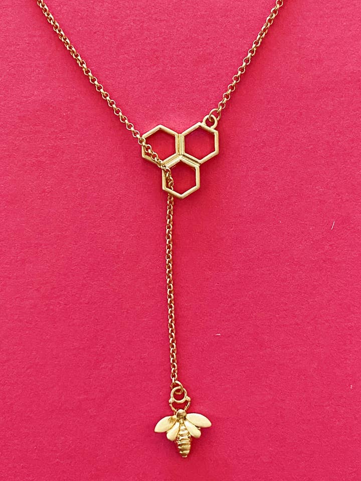 Gold Lead and Nickel Compliant 21 Inch Bee Chain Necklace for wholesale by Sun Imperial