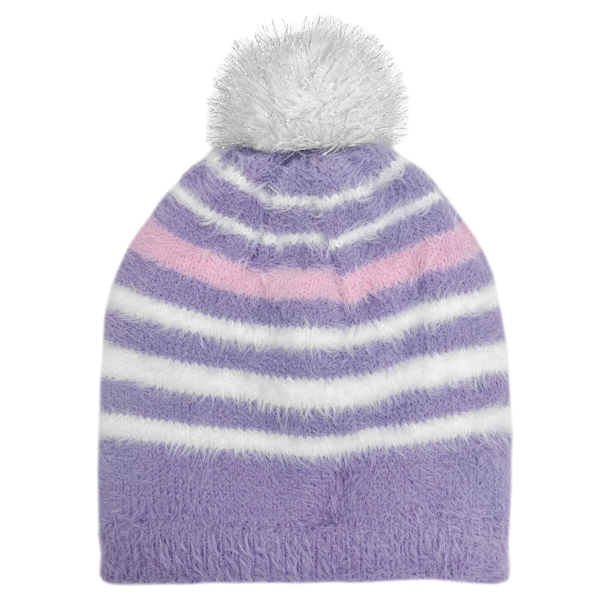 Grand Sierra - Vente Bonnet – enfant - Bonnet rayé en tricot à cils pour filles - 907932