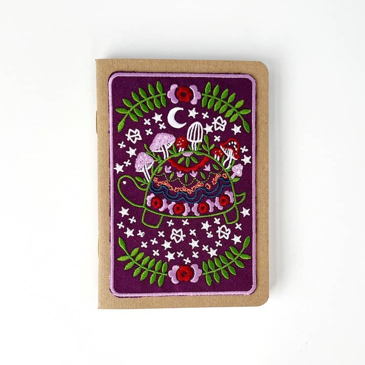 Rikrack - Wholesale Notebook - Turtle Embroidery Pocket Notebook1