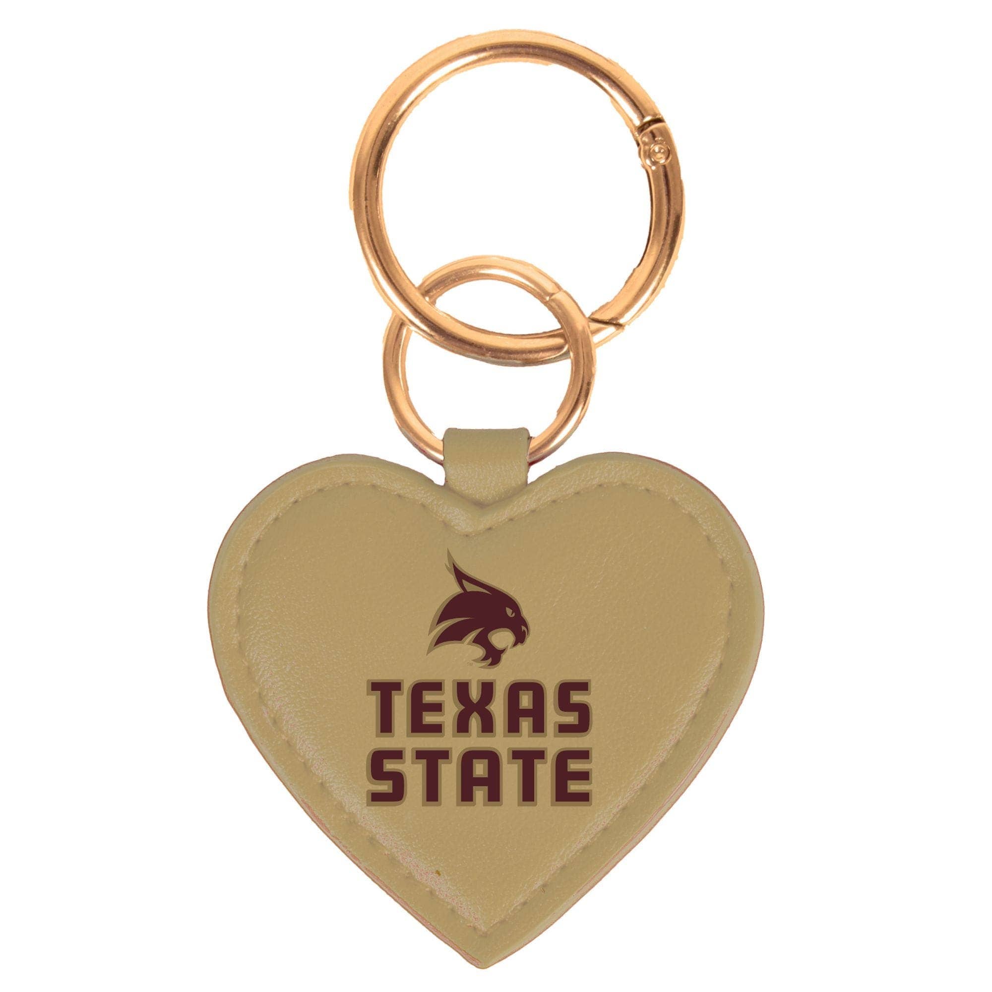 Desden - Wholesale Keychain - Women's - Texas State Bobcats Heart Purse Charm/ Key Ring by Desden0