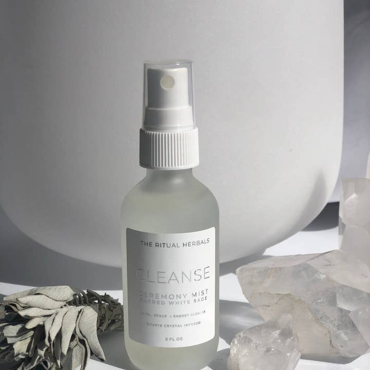 The Ritual Herbals - Venta al por mayor Sprays de aromas - Spray Limpiador de Salvia Blanca y Cuarzo para Aura4