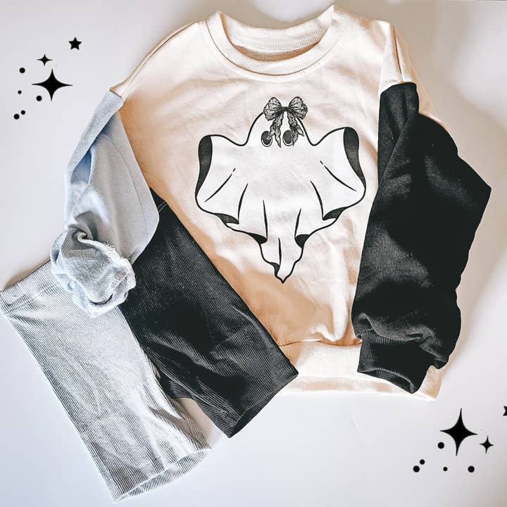 Fancy Shmancy Baby - Wholesale Top & Short Set - Kids - Girly Ghost Bike Shorts Set