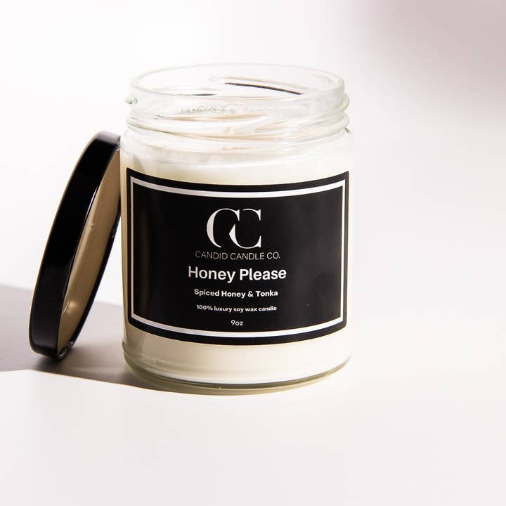 Honey Please! for wholesale by Candid Candle Co.