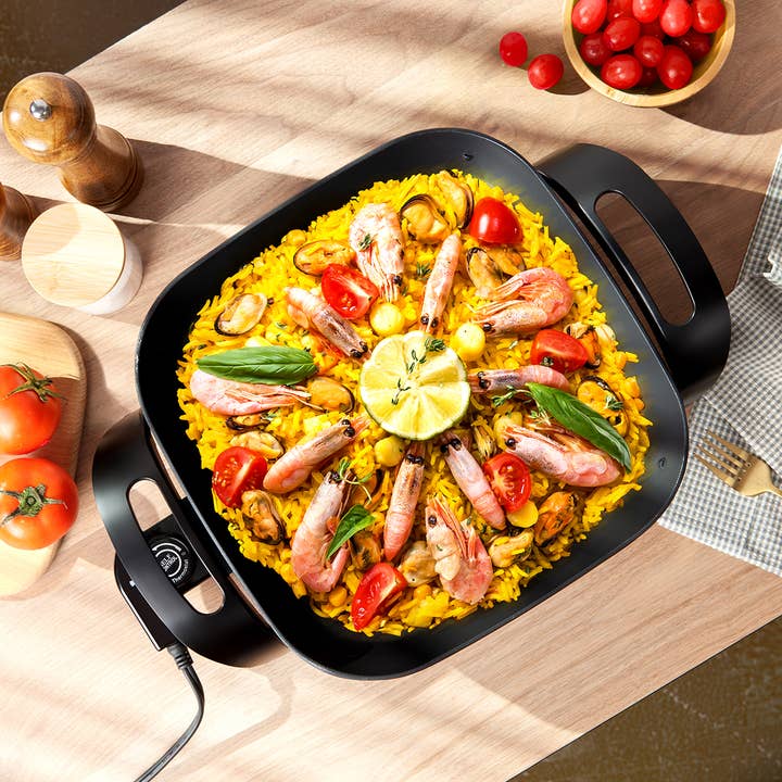 Holstein Housewares - Wholesale Kitchen Appliance - Holstein Housewares 12-inch Non-stick Electric Skillet 10