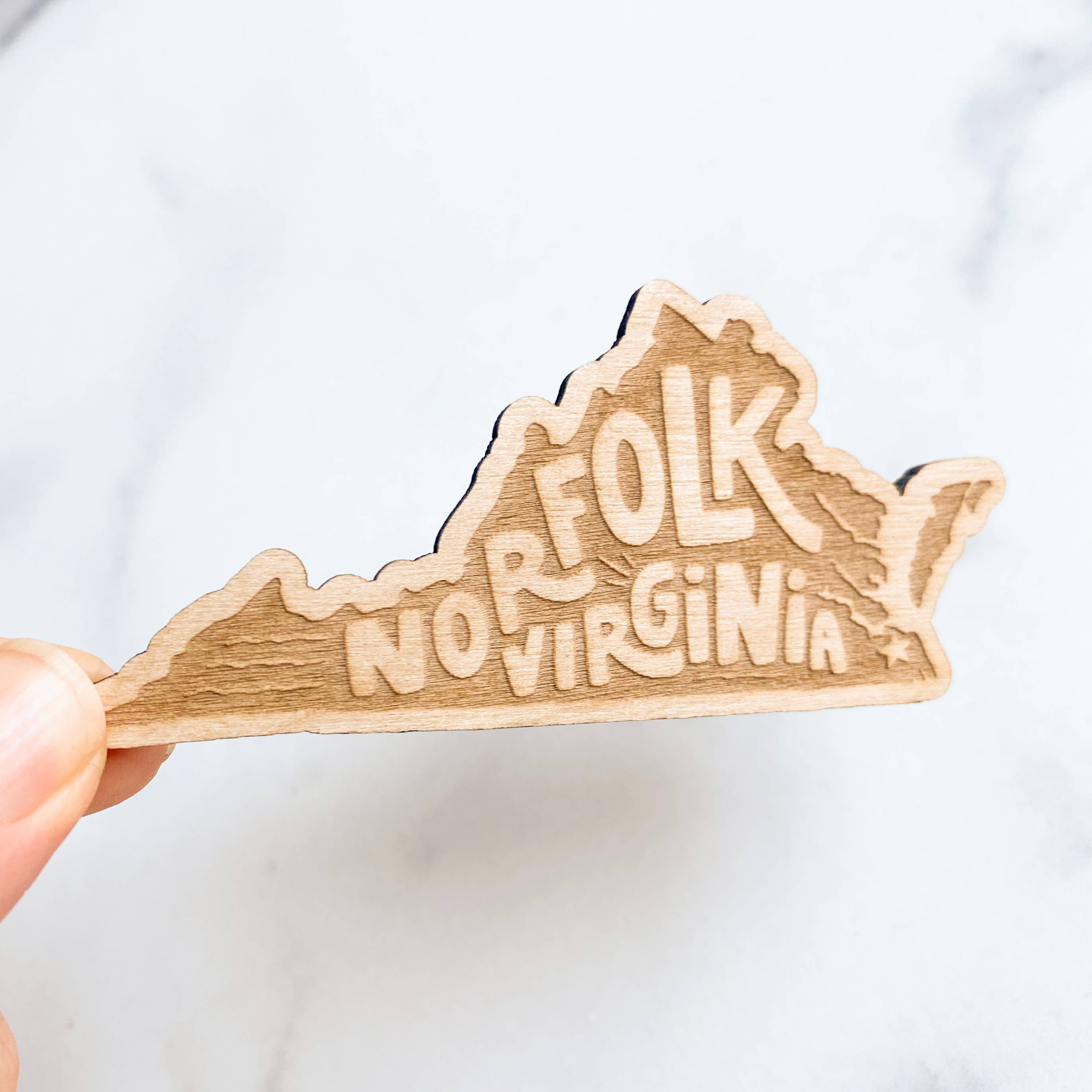 Billie Claire Illustration (Handmade) - Wholesale Magnet - Custom City-Specific Wood Magnets6