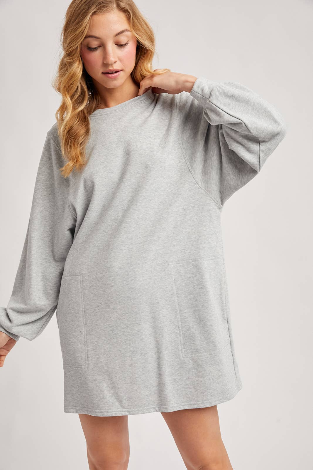 Bluivy - Vente Robe – femme - Robe mini en french terry0