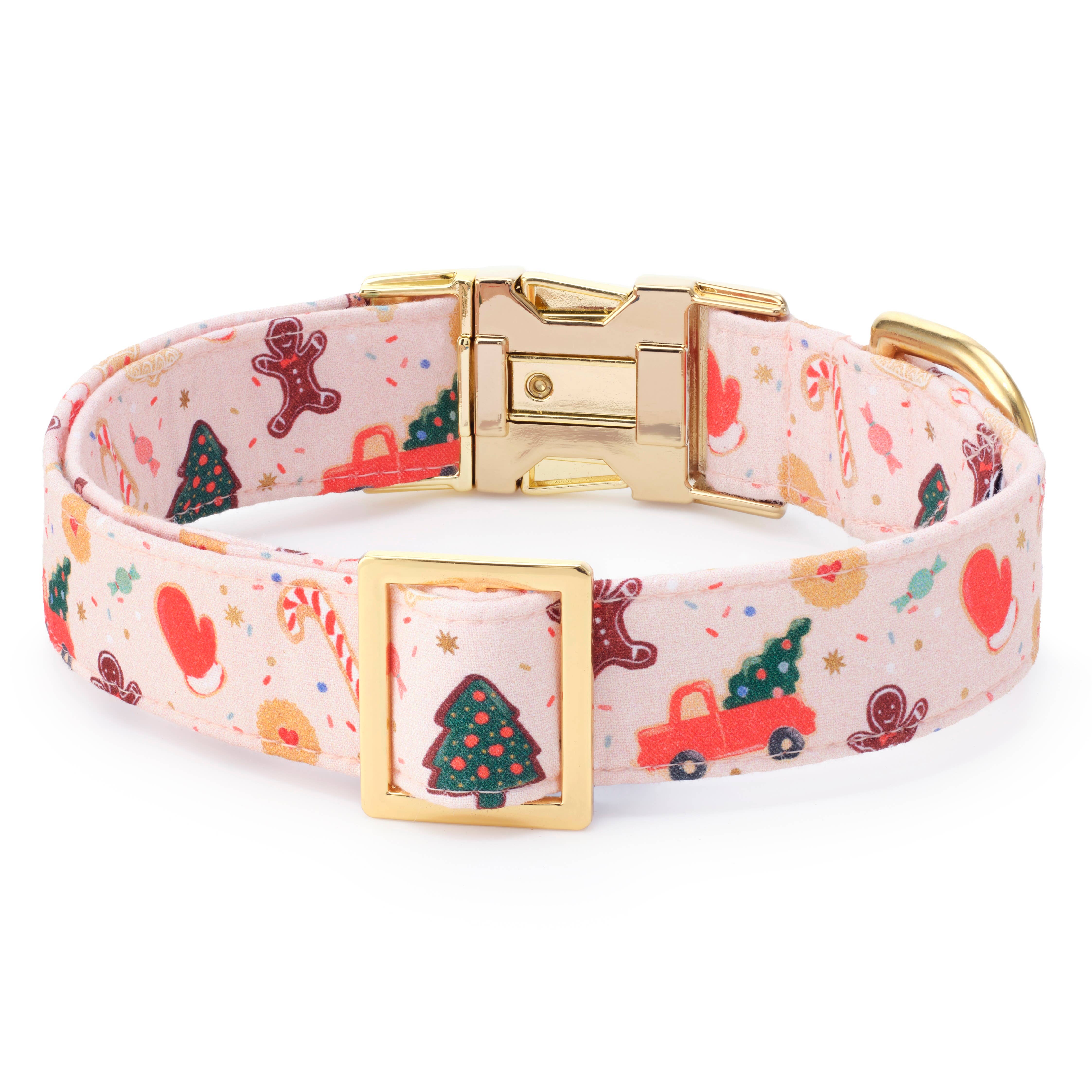 The Foggy Dog - Wholesale Pet Collar - Dog - Rifle Paper Co. x TFD Holiday Cookies Dog Collar1