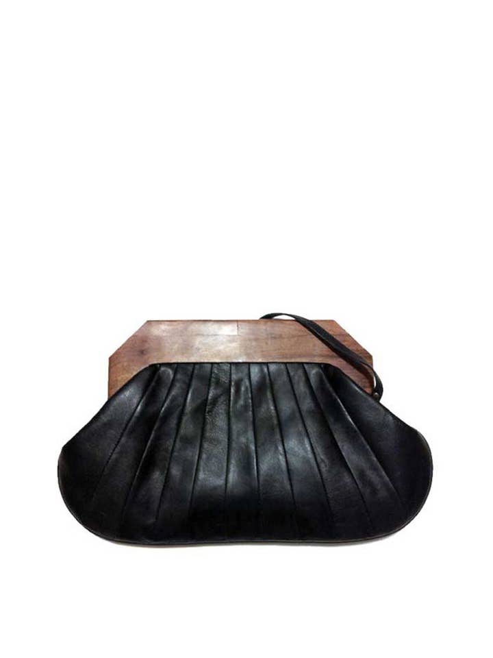 Origami Clutch (Black) for wholesale by Mei vintage