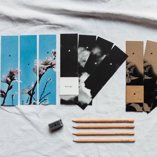 Symbiose Bogmærker/Bogmærker Trio for engroshandel hos L'OISEAU COMETE