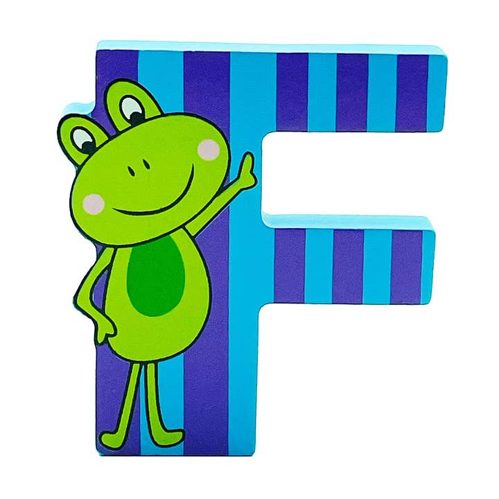 Alphabet Wooden letter F for wholesale by Orange Tree Toys