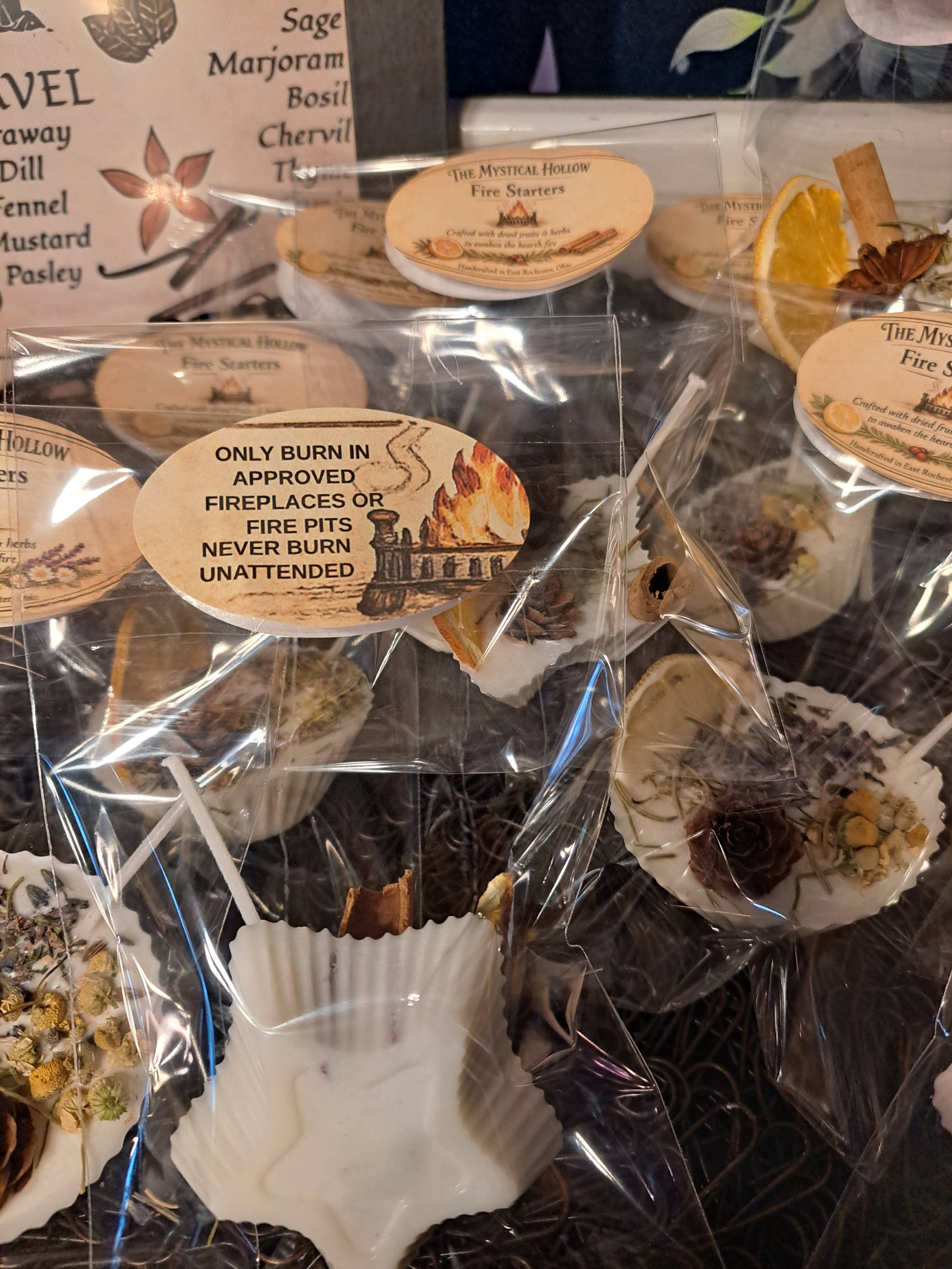 The Mystical Hollow - Wholesale Fire Pit - Fire Starter (Calming)3