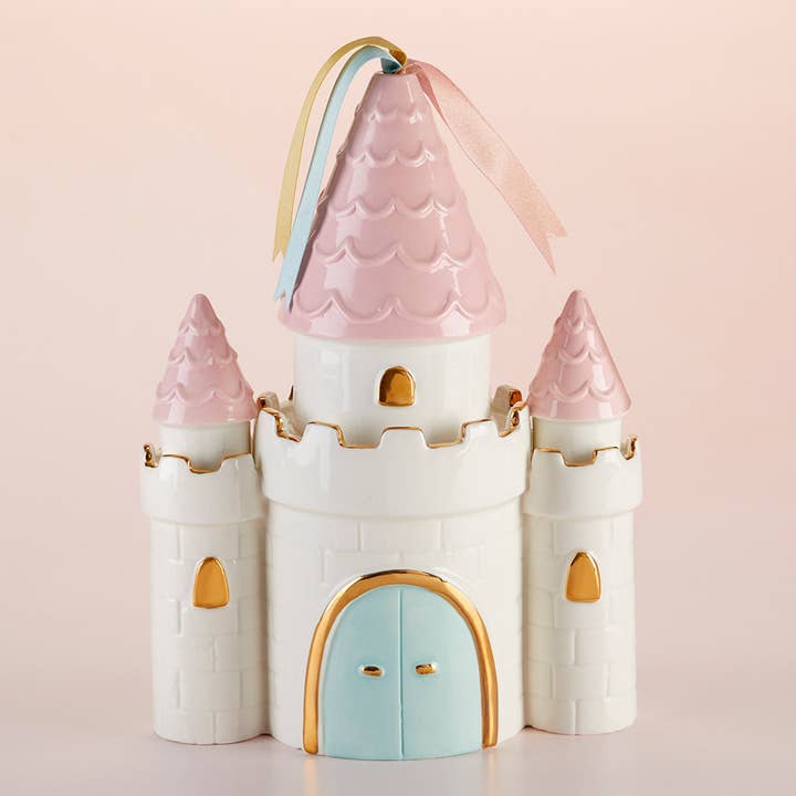 Baby Aspen - Wholesale Money/piggy bank – Child & baby - Simply Enchanted Castle Ceramic Bank1