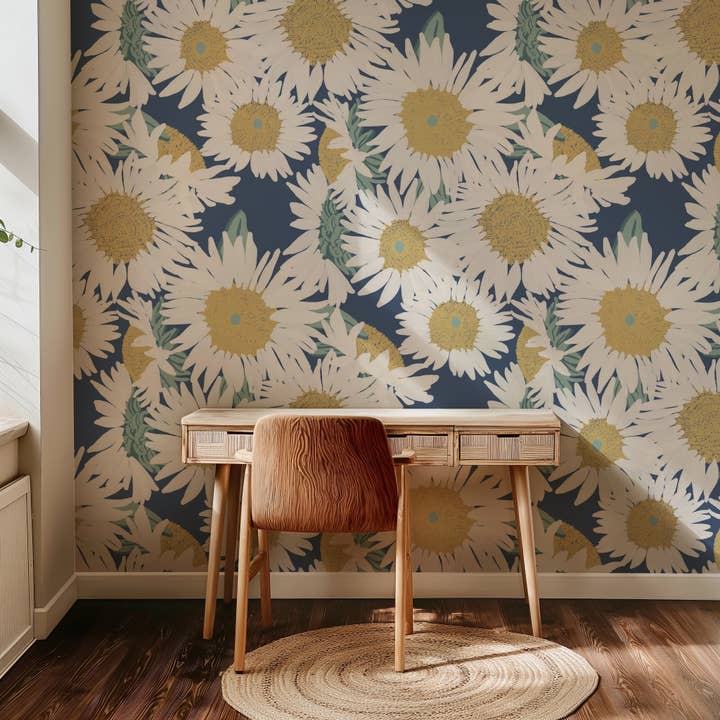 Sunflower Burst in Blueberry for wholesale by Everett Park