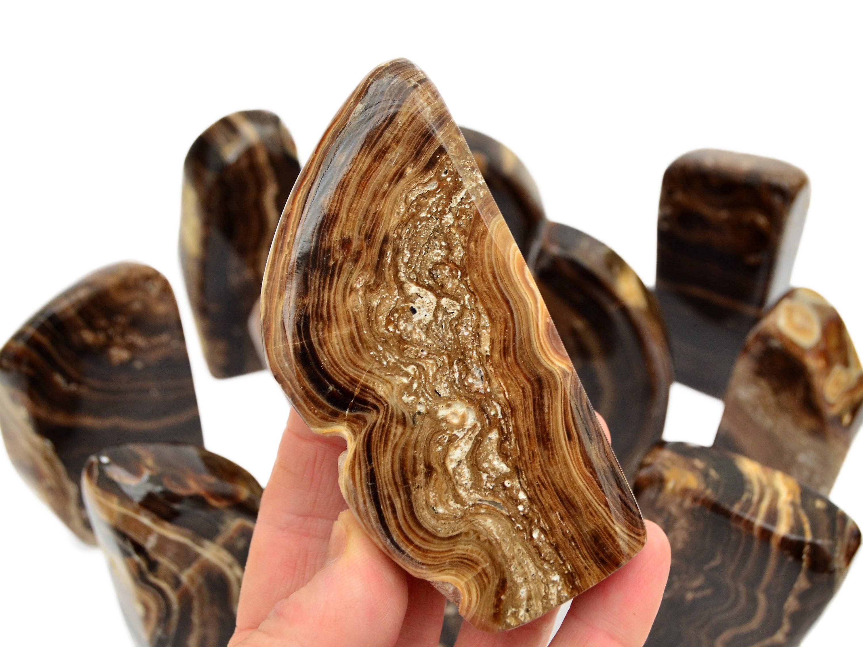 Kaia & Crystals - Wholesale Spiritual Stone/Crystal - Chocolate Calcite Free Form Mineral (100g - 700g)10