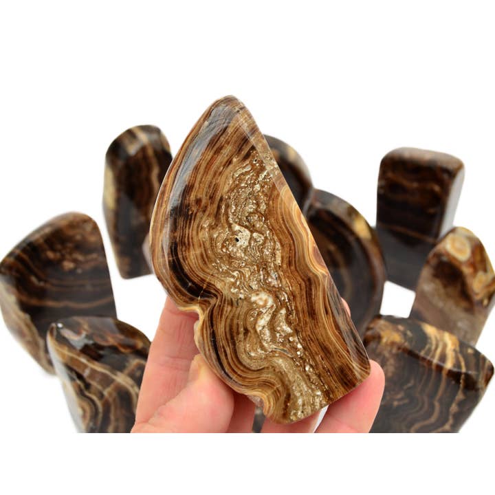 Kaia & Crystals - Wholesale Spiritual Stone/Crystal - Chocolate Calcite Free Form Mineral (100g - 700g)10