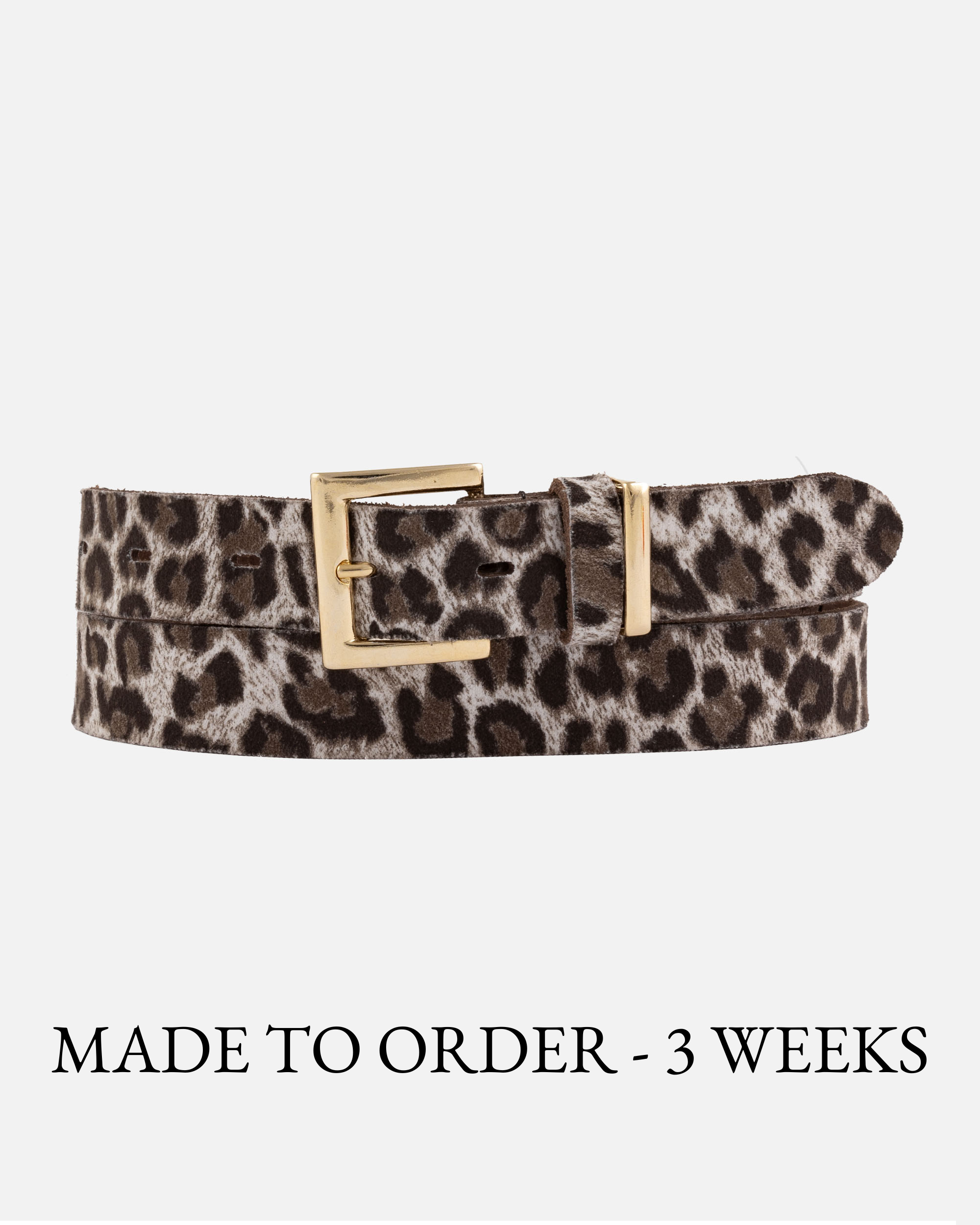 Amsterdam Heritage Belts, Bags, Apparel & Jackets EU - Wholesale Belt - Women's - MADE TO ORDER Aliza | Animal Print Leather Belt8