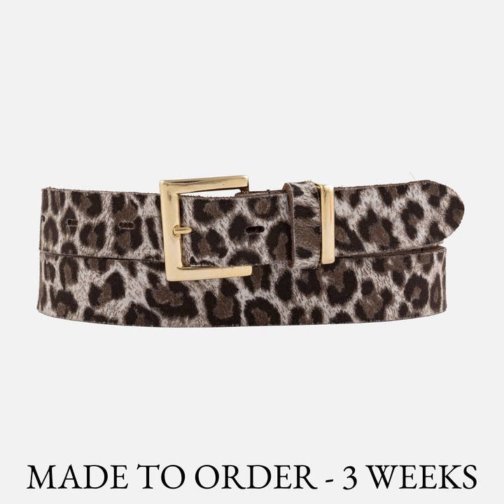 Amsterdam Heritage Belts, Bags, Apparel & Jackets EU - Wholesale Belt - Women's - MADE TO ORDER Aliza | Animal Print Leather Belt8