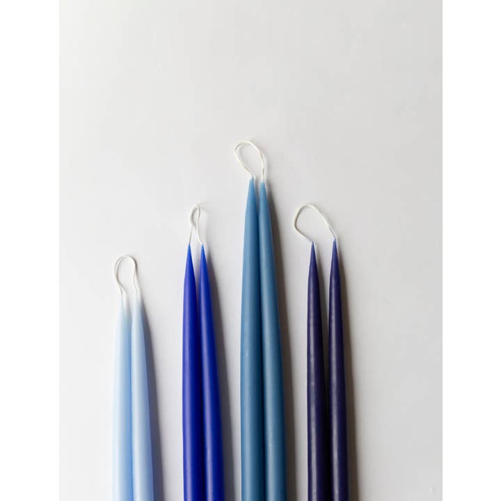 Twilight Collection - Wholesale Tapered Candle/Candlestick - Light Blue Danish Taper Candle | 12 Pack5