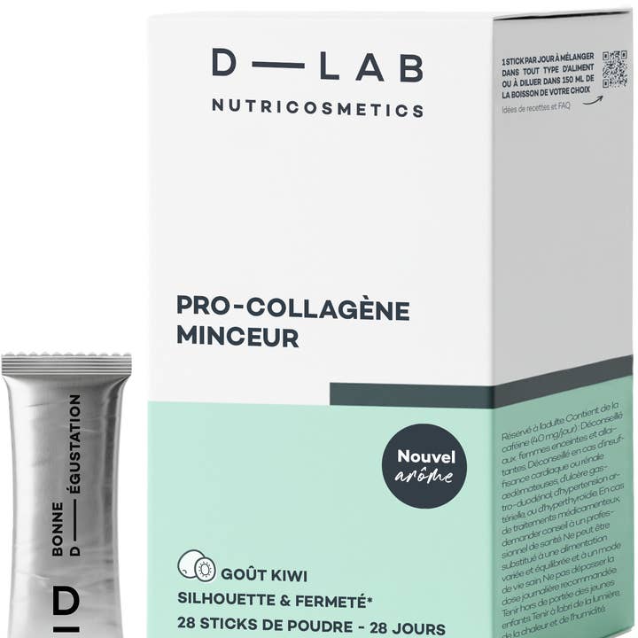 Pro-Colagénio Emagrecimento Kiwi - 28 saquetas por atacado de D-LAB NUTRICOSMETICS