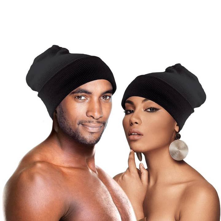 Gorro Clásico de Punto Unisex Negro para venta al por mayor de KT Supply