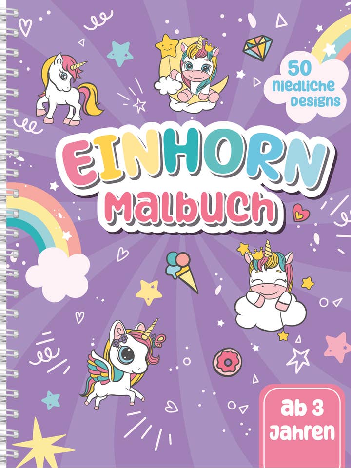 Färgläggningsbok med enhörningar för wholesale av Topulo