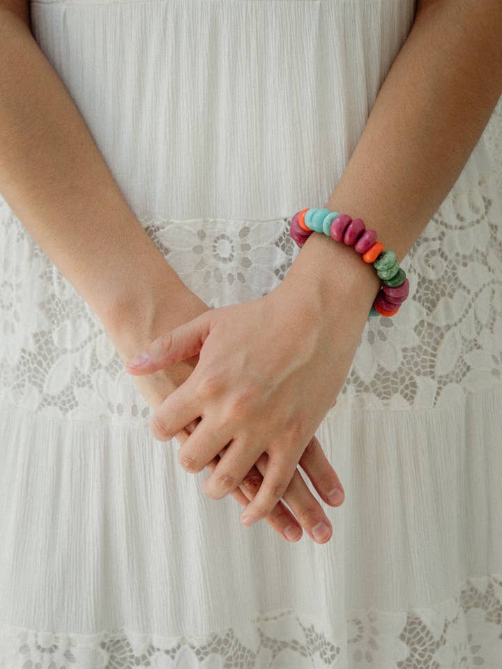 Chunky Glass Bracelet for wholesale by The Bead Project by TWOPU