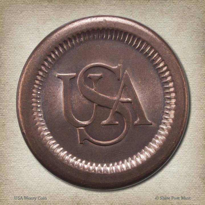 USA Worry Coin for wholesale by Shire Post Mint