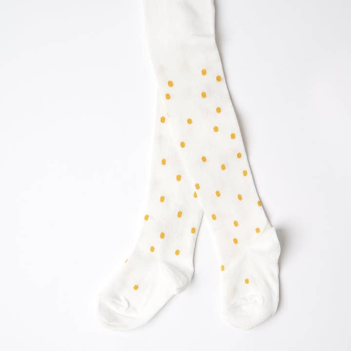 Dotty Dungarees – wholesale Tights – Kids – Dotty Tights - Yellow Spot