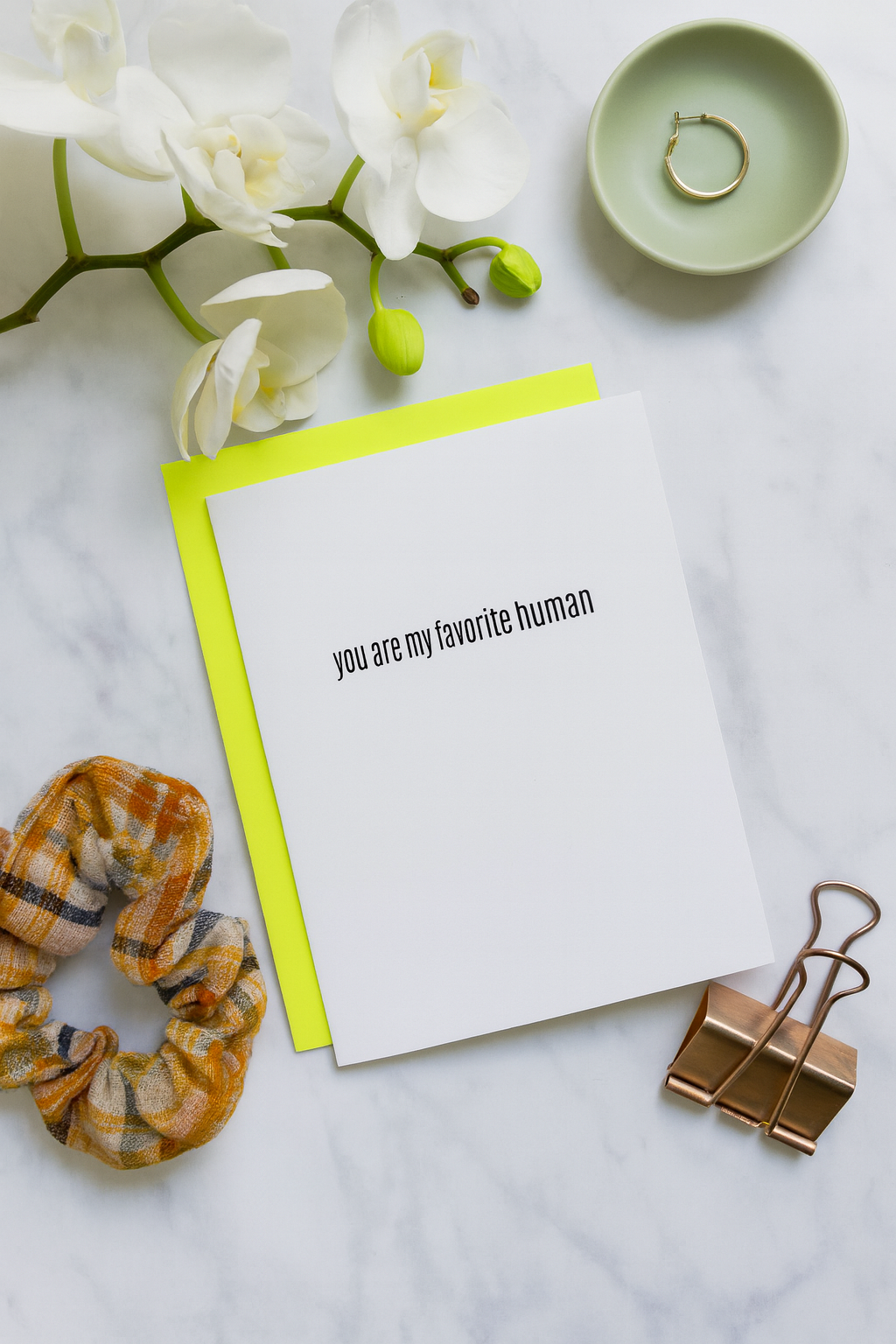 Chez Gagné – Engroshandel Kærlighedskort – Du er mit yndlingsmenneske - Hver dag - Bogtrykskort1