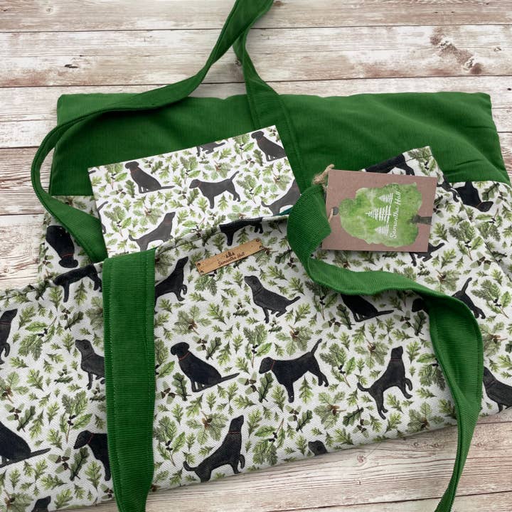 Samantha Hall Designs - Wholesale Tote Bag - Women's - Black Labrador Tote Bag4