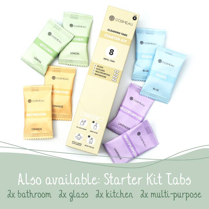 Bamboozy x Cosmeau - Wholesale All-Purpose Cleaning Wipes - Cosmeau Kitchen Cleaning Tabs Refill 6 Pieces4