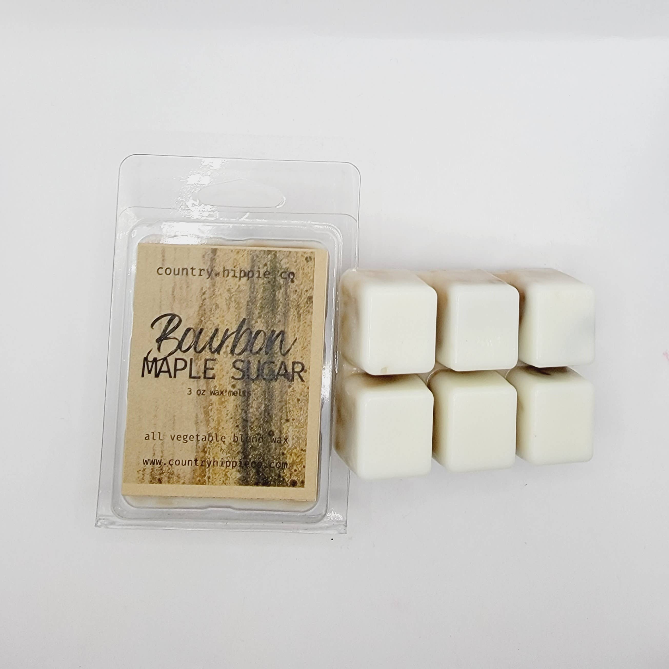 Country Hippie Co. - Wholesale Wax Melt - Bourbon Maple Sugar Wax Melts 3 oz.1