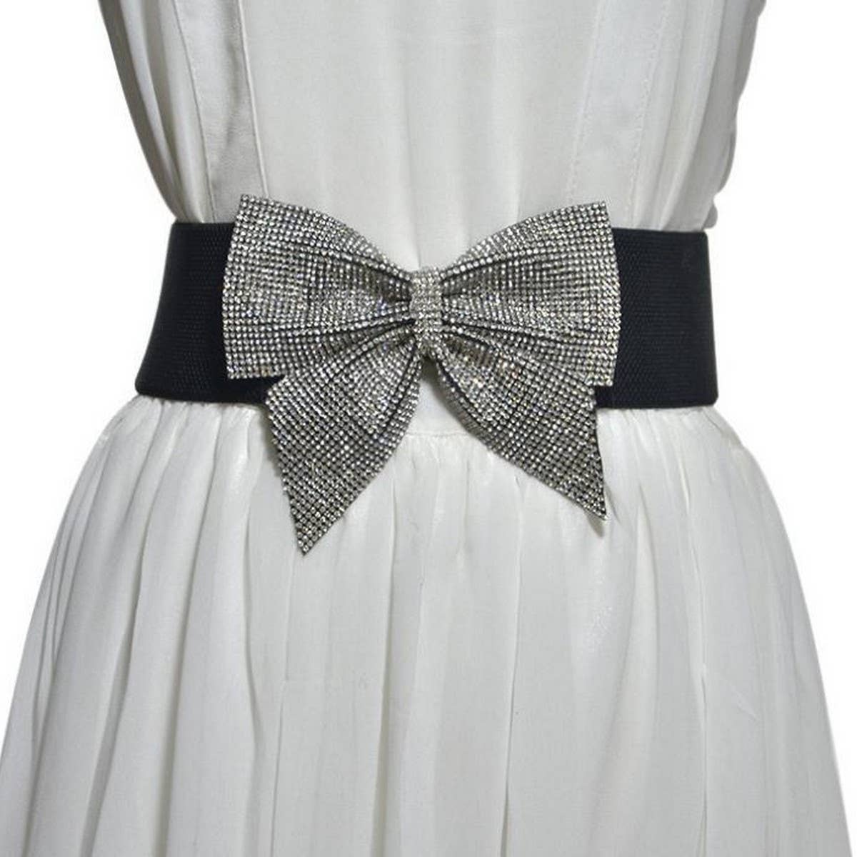 ACCITY - Wholesale Belt - Women's - WOMEN'S ELASTIC BOW GIRDLE_CWABE04951