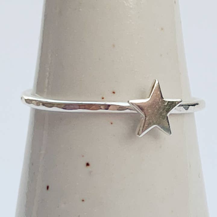 Sterling sølv stjerne Ring for engroshandel hos Indigo Moon Jewels