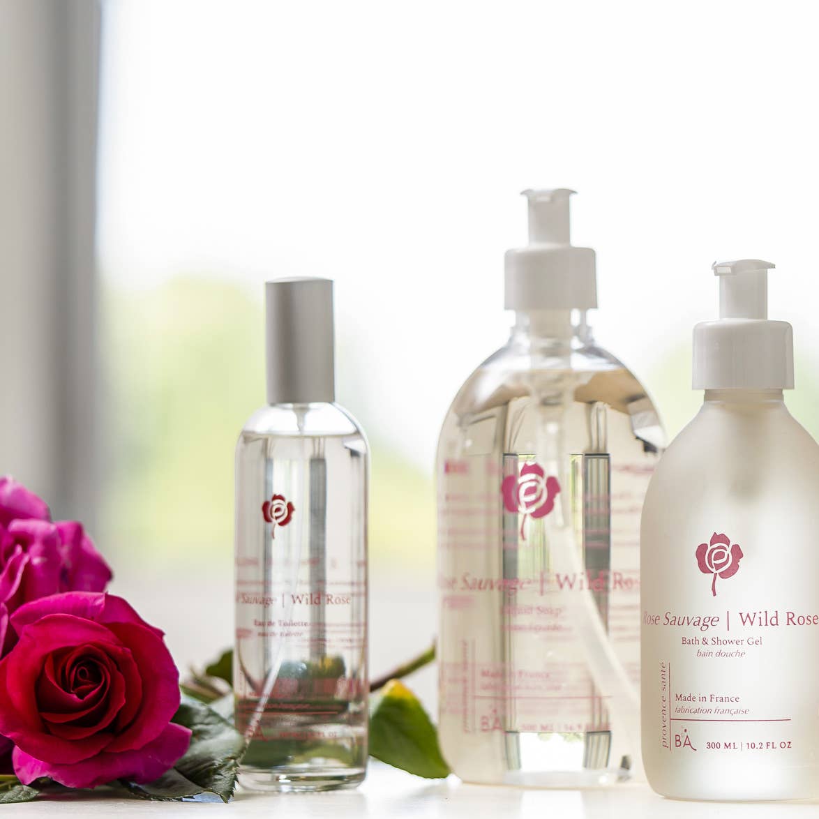 Baudelaire - Wholesale Hand Soap/Wash - Wild Rose Liquid Soap 16.9oz1