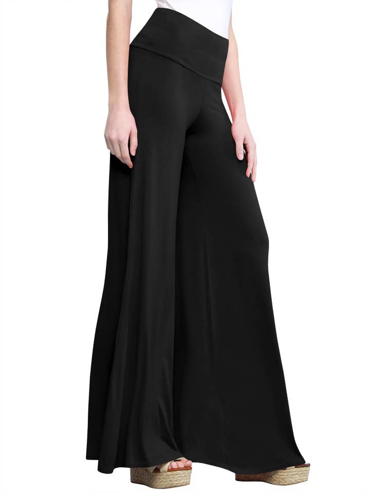 MBJ FASHION - Wholesale Pants - Women's - WB750 Women's Chic Palazzo Lounge Pants