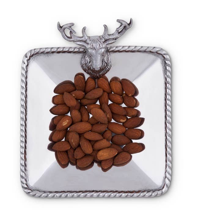 Arthur Court - Vente Assiettes/plats/bols de décoration - Bol à noix Elk Head3