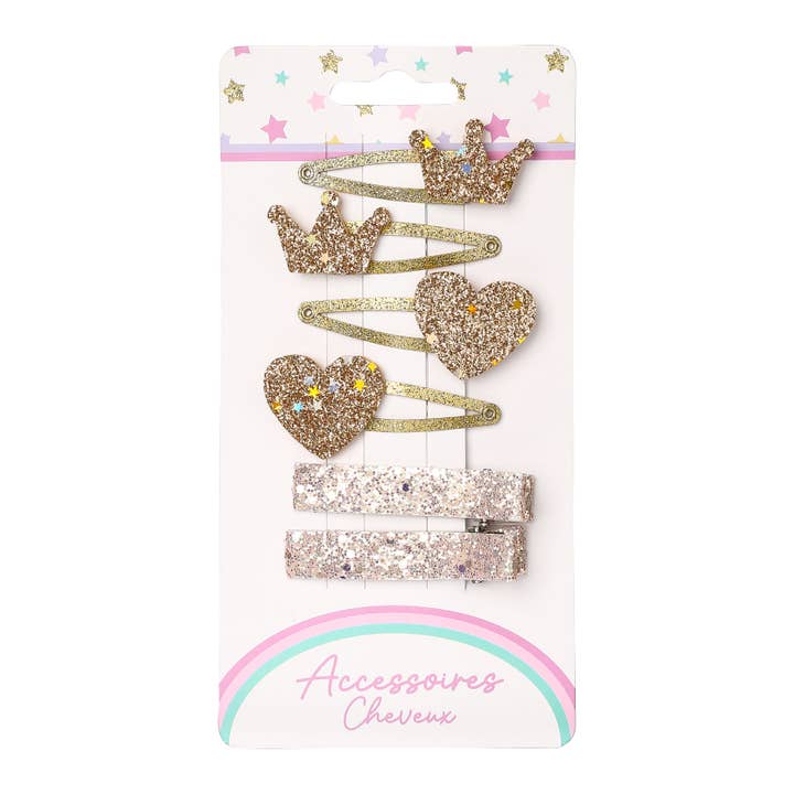 STELLA GREEN - Wholesale Hair Clip - Kids - Set of 6 Hair Clips – Whimsical Sparkle20