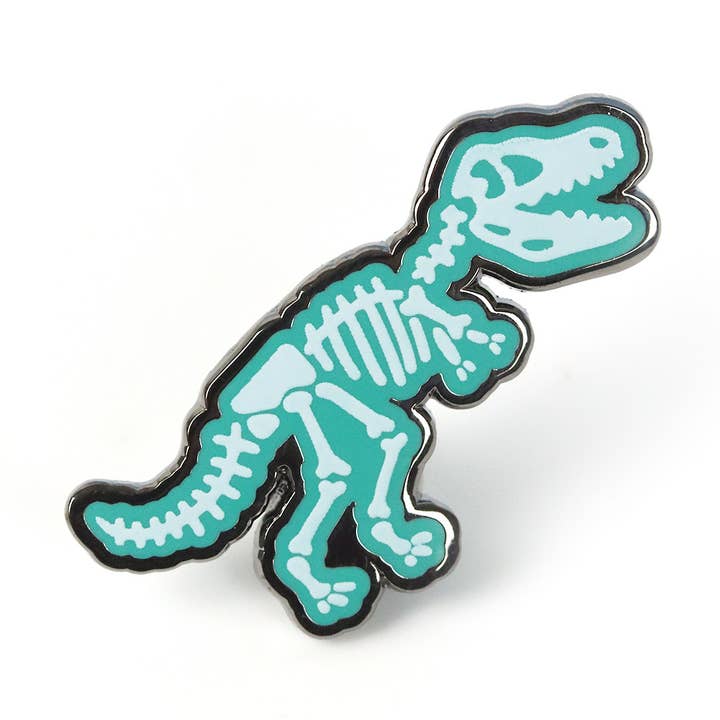 T-Rex Skeleton Pin for wholesale by LuxCups Creative