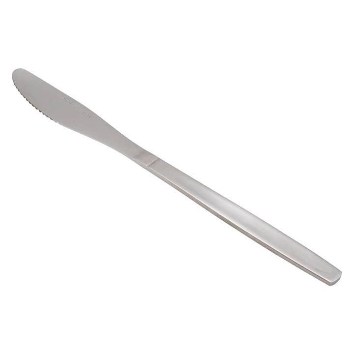 Rinkit Ltd - Wholesale Kitchen/Utility Knife - 22cm Economy Stainless Steel Dinner Knife - By Argon Tableware