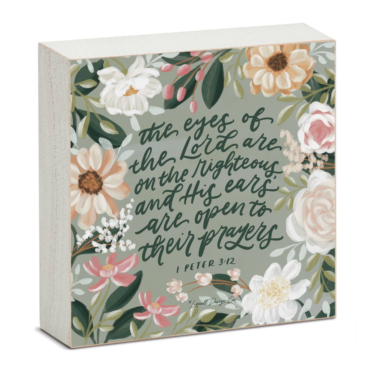 CounterArt/Highland Home/Thirstystone – wholesale Sign – "Lovely Scriptures" Pre-Pack Wood Block Sign Display6