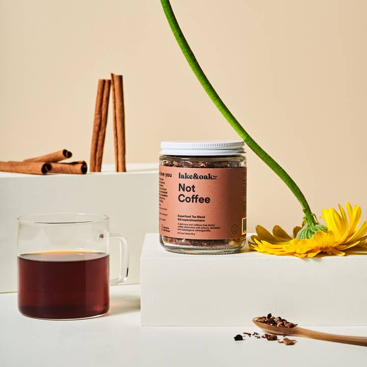 Not Coffee – Superfood-Tee-Mischung für den Großhandel von Lake & Oak Tea Co.