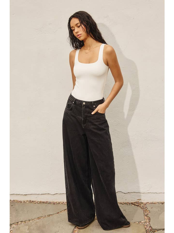 Dress Forum - Wholesale Bodysuit - Women's - FT5784 Square Neck Bodysuit52